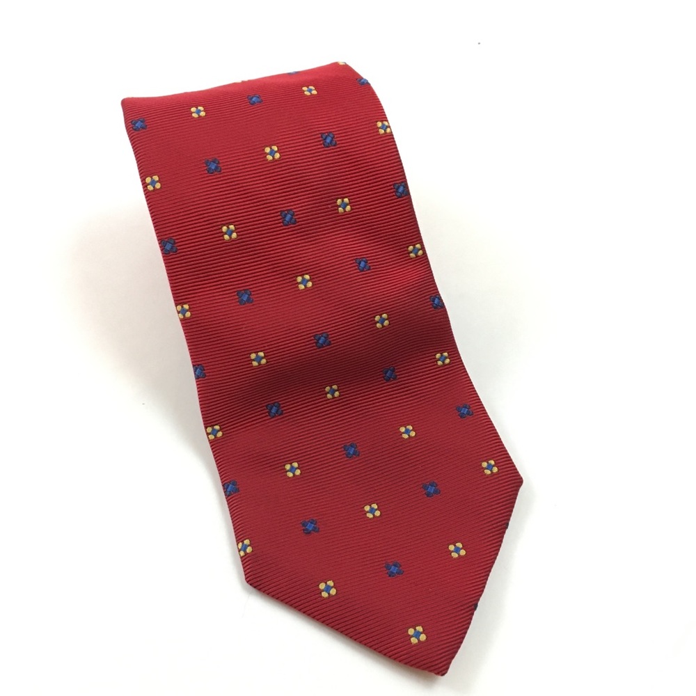 316 Brooks Brothers Red Silk Print Tie